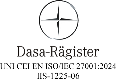 ISO 27001 — certificato IIS-1225-06, ente Dasa-Räegister