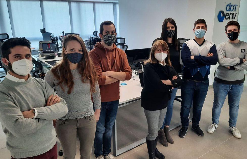 La squadra di dotenv nel 2021, nella foto della Nuova Ferrara